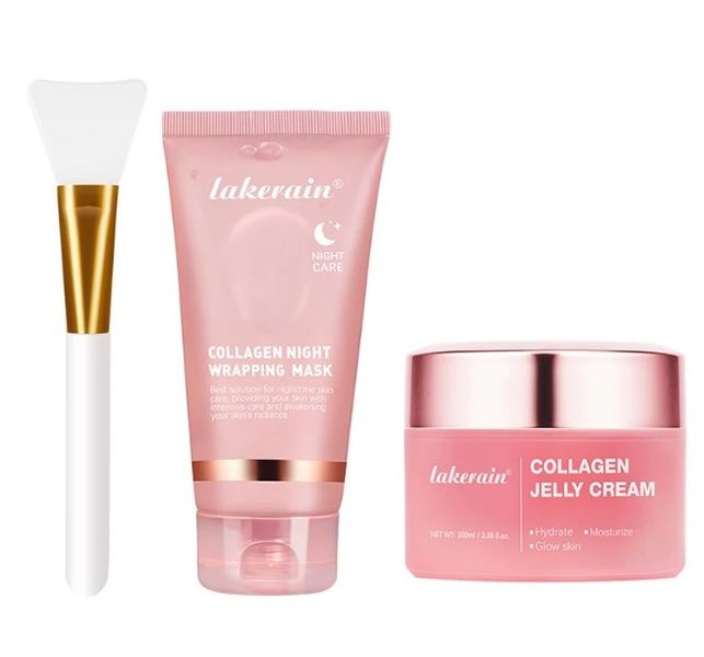 Lakerain Collagen Hydrating Night Skincare Set