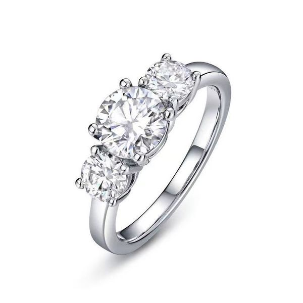 ZELTRYN Premium S925 Sterling Silver Moissanite Ring