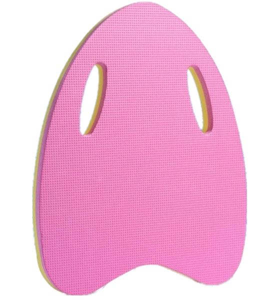 Two Tone Pink and Yellow EVA Swimming Floating board &amp; Simpsons bag