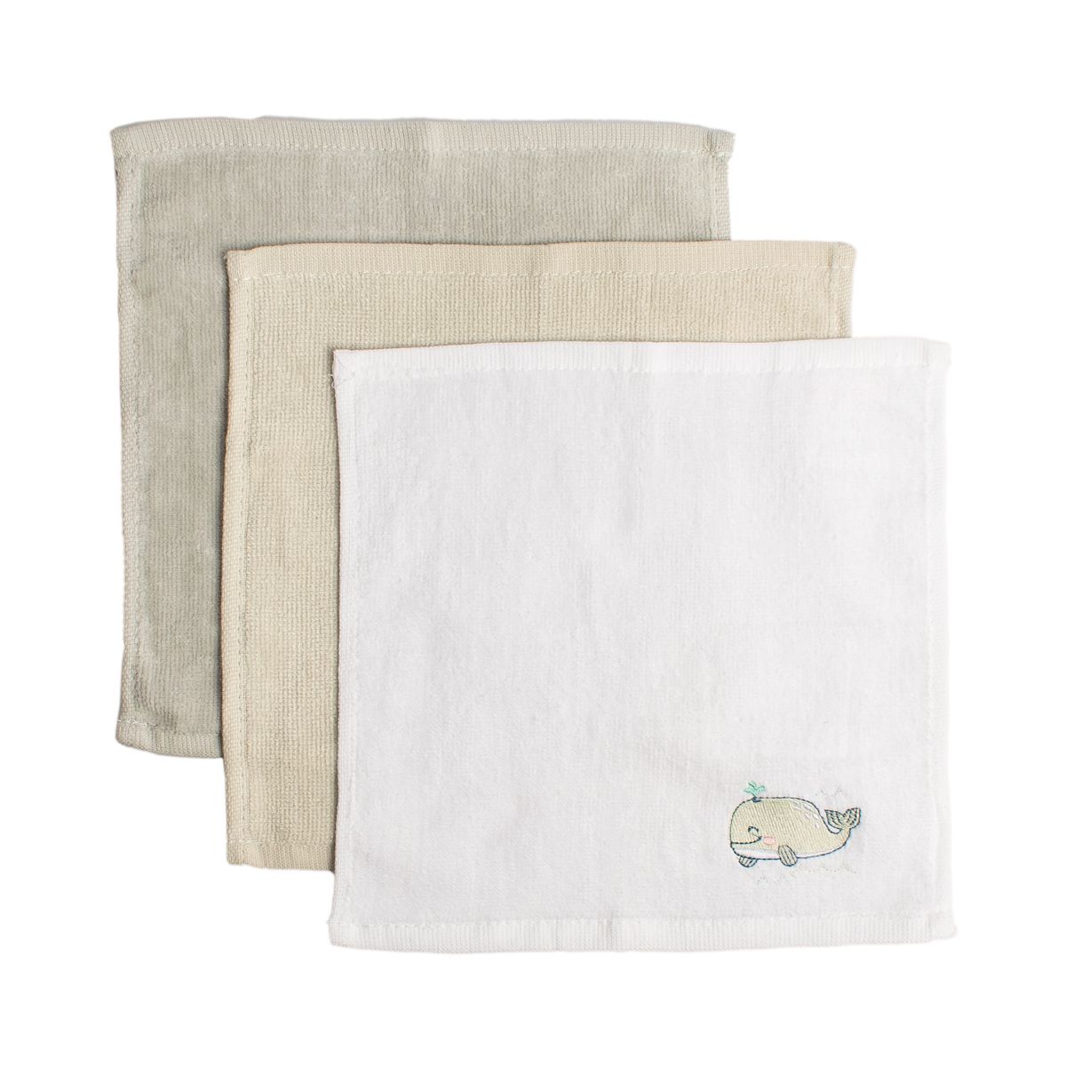 Baby 3PK Whale Face Cloth | Shop Today. Get it Tomorrow! | takealot.com