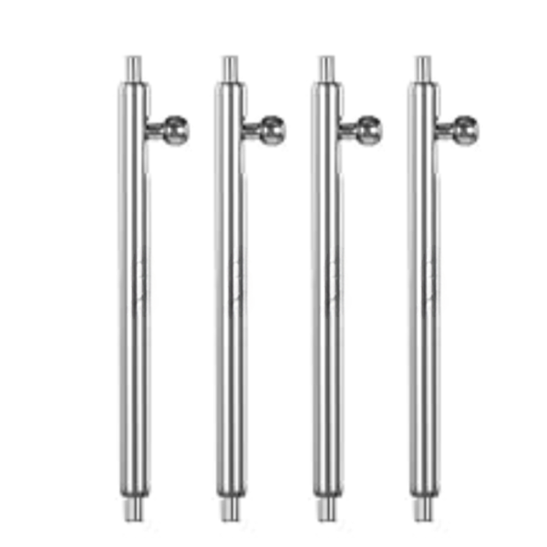 20mm Stainless Steel Watch Band Connectors Compatible with Samsung - 4 pack