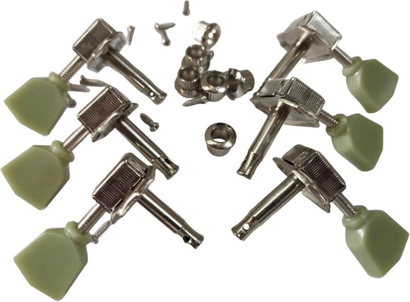 6x Guitar Tuning Peg String Tuning Keys Set Ukulele Accessories Replaces