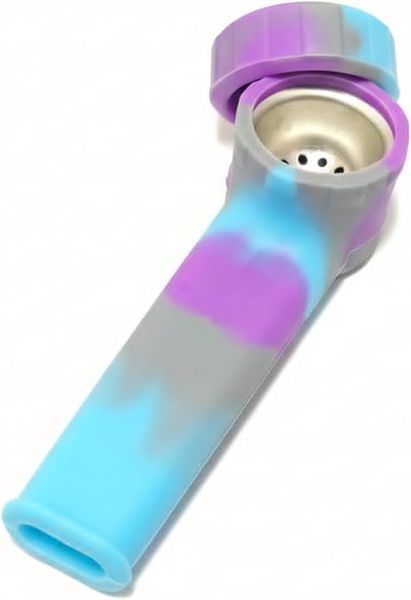 Silicone Smoking Pipe Tobacco Pipe Cigarette Holder Hand Pipe