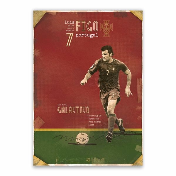 Luis Figo Portugal Poster - A1