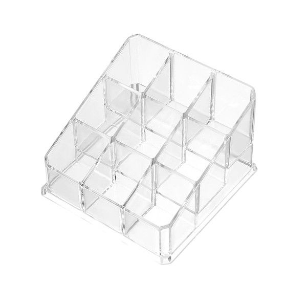 Multifunctional Nail Polish &amp; Eyebrow Pencil Display Stand -Transparent