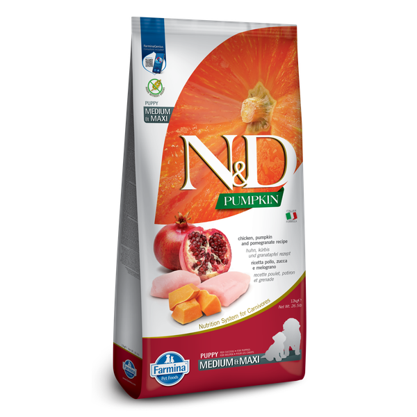 Farmina N&amp;D Pumpkin - Chicken, Pumpkin &amp; Pomegranate Medium &amp; Maxi 12kg