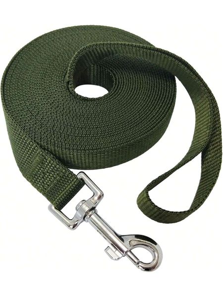 6M Long Training Leash - Heavy-Duty Nylon for Dog Recall &amp; Obedience