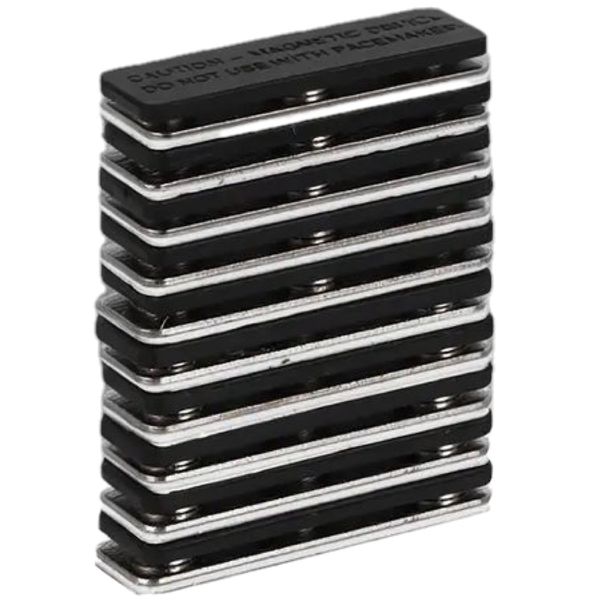Stationery &amp; Office 10pcs Strong Magnetic Name Badge Holders (4.5cm)