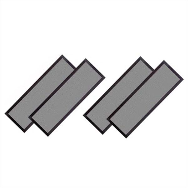 4Pack 4 X 12 Inch Black Air Vent Screen Cover Floor Vent Cover