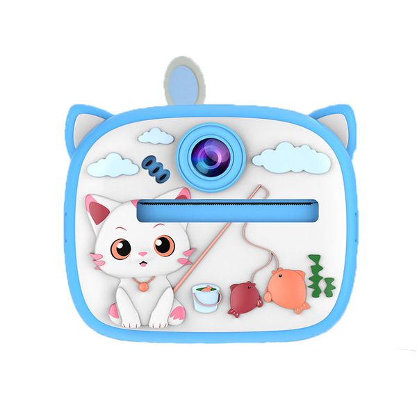 Kids Instant Print Camera - 2.4" Dual Lens, 1080P, Photo &amp; Thermal Print