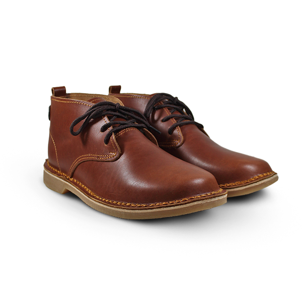 Men's Casual Vellies Shoes - Brown