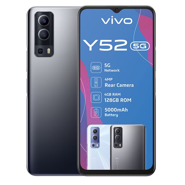 Vivo Y52 5G Single Sim 128GB - Graphite Black