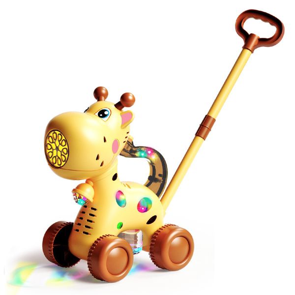 Automatic Bubble Machine Toddler Toys: Giraffe Bubble Mover Outdoor Toy