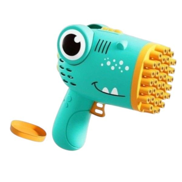 Monster-Themed Fun Bubble Blower Toy - Blue