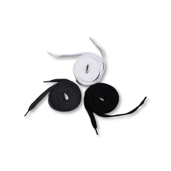 High Quality Shoe Laces -Grey/ Black &amp; White-3 Pairs