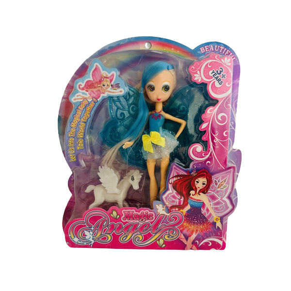 Magical Fairy Angel &amp; Her Pegasus Friend