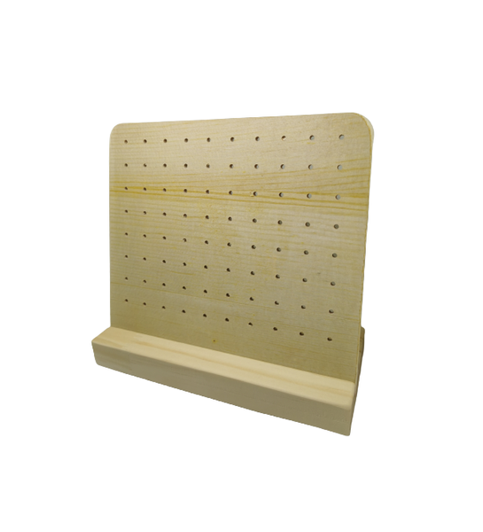 Wooden Earring Organiser with Stand