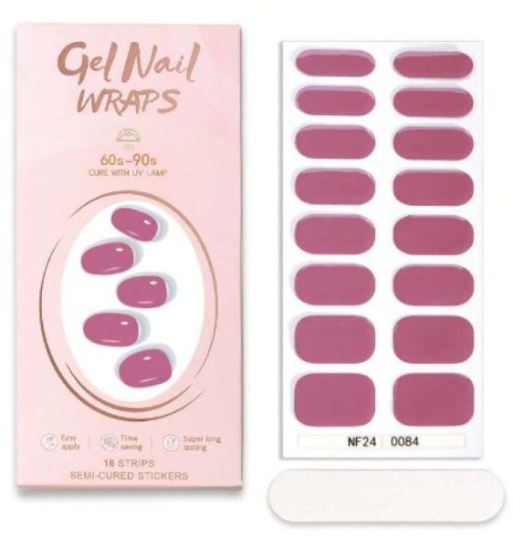 16-Piece Semi-Cured Gel Nail Wraps