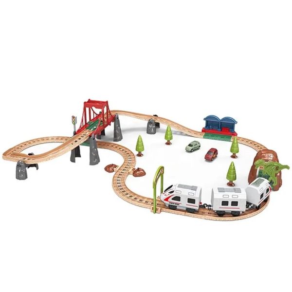 Electric City Train Set - 57 Piece DIY Toy Track - Toys for Boys