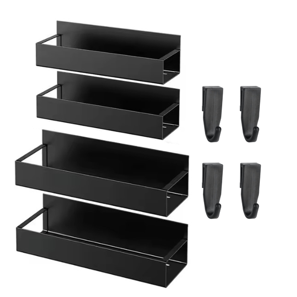 Kitchen Organizer Magnetic Shelf Basket - Kitchen Shelf - Basket - Set of 4