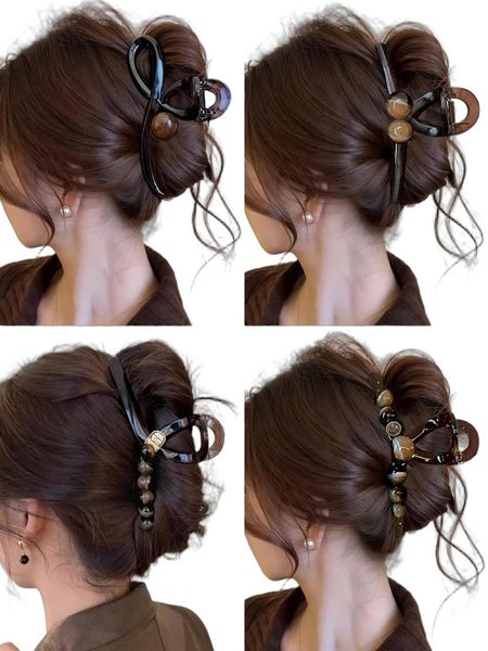 High-Quality Women's Hair Clips Set of 4, Large Size for Thick Hair