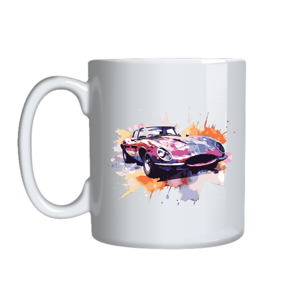 Sports Car 18 Lover Coffee Mug for Men Trendy Graphic Cup Design Present020