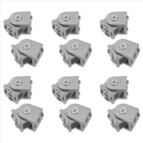 2 Pcs Aluminum Alloy Pivot Joint For Aluminum Extrusion 2020 Series