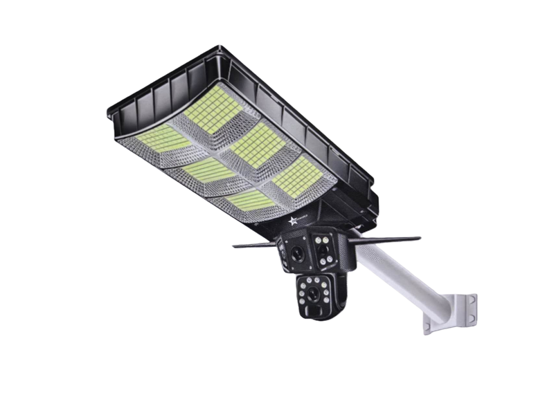 Outdoor Solar Street Light CCTV Camera 4G WIFI LED Motion Sensor Light