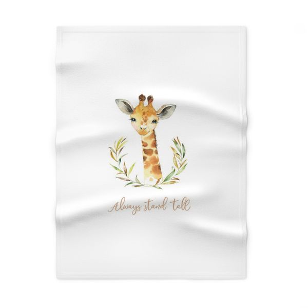 Baby Giraffe Fleece Blanket 70x100cm