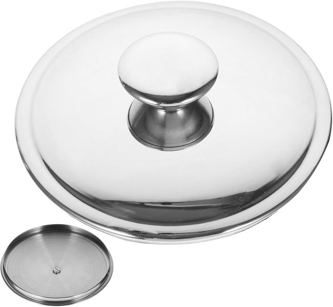 Spill-proof Stainless Steel Oil Pot Lid Universal Kitchen