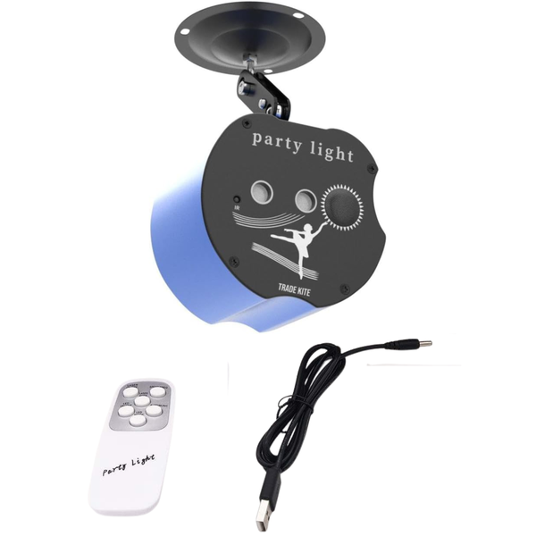 Trade Kite LED Disco Party Laser Light - RGB DJ Stage Projector with Remote