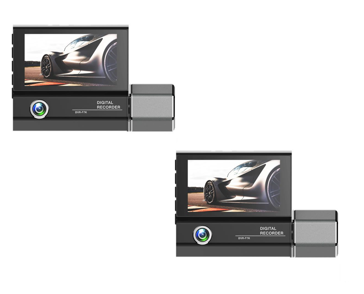 2 Pack-3 Camera Lens Car DVR Dash Cam 170 HD 1296P Night Vision