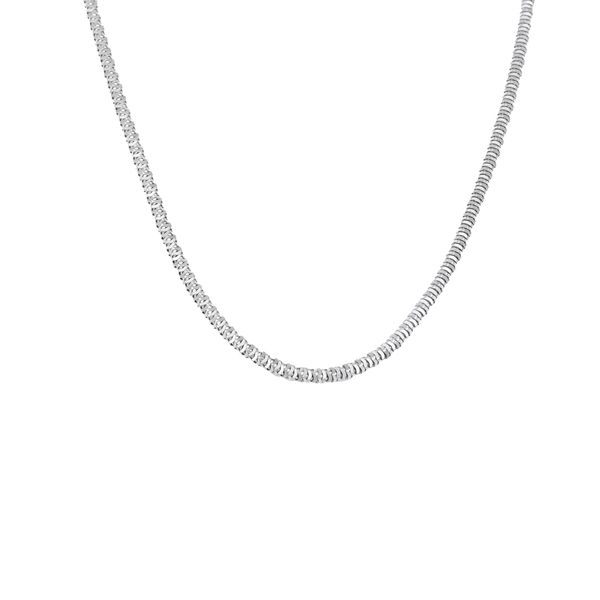 4mm X 45cm Snake Silver Chocker Chain