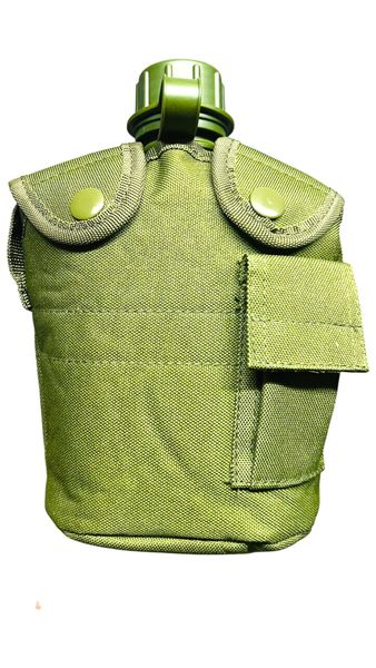 Bush Baby Hiking Camping Water Bottle 1 Liter - Carry Sling and Pouch