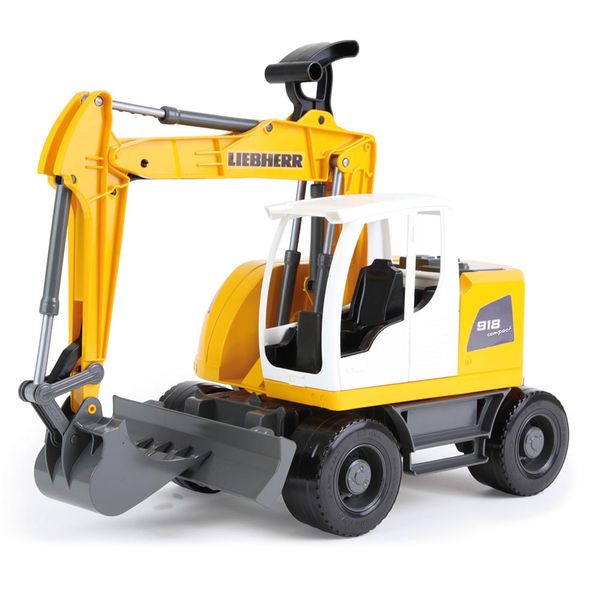 LENA Toy Excavator: BOXED Liebherr A918 Litronic Replica WORXX 48cm