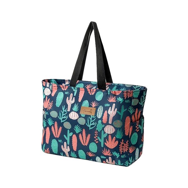 Large Capacity Double-Layer Thermal Insulation Bag Leisure Shopping Bag