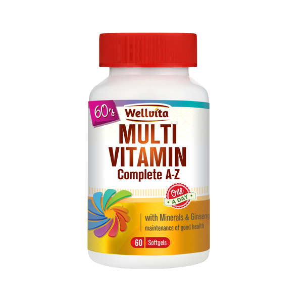 Wellvita Multivitamin Complete A-Z 60 softgels