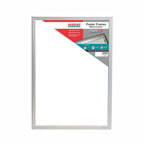 Parrot Products Poster Frame - Aluminium with Mitred Corners - A1