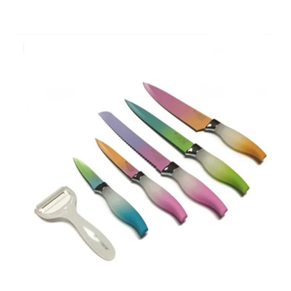 Condere Home 6 Piece Knife Set (Rainbow)