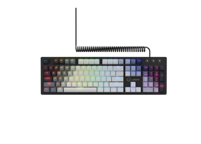 Lorgar Azar 514 Wired mechanical Gaming Keyboard with RGB -White