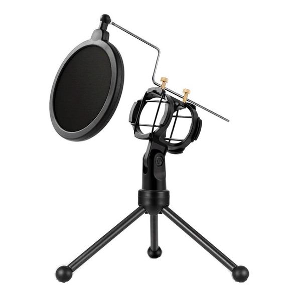 Microphone Tripod Stand With Pop Filter -PS3