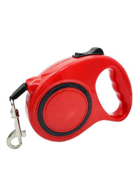 Retractable Pet Leash - Red - 5m