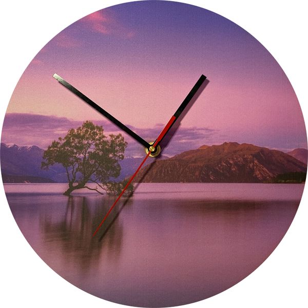 UnXusa - Canvas on MDF Wall Clock - Lonely Enigma