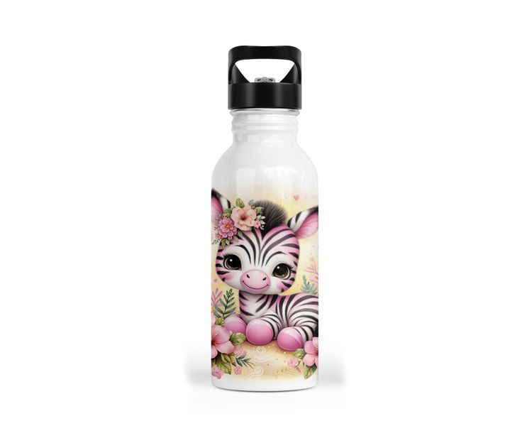 Girly Safari 2 Stainless Steel Water Bottle - 650ml