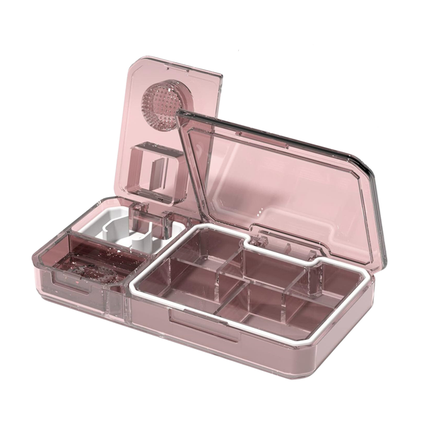 3-in-1 Multifunctional Medicine Storage Container + Pill Cutter &amp; Holder