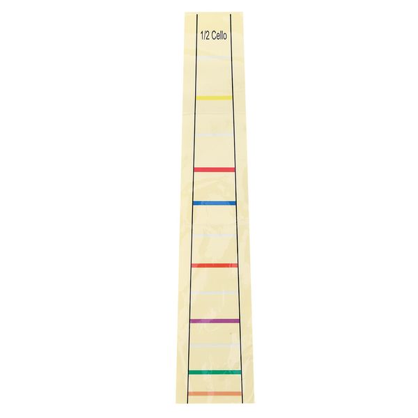 Cello Fingerboard Sticker (1/2 Position Guide)