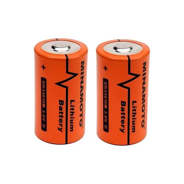 Minamoto ER34615M Lithium Thionyl Chloride 3.6v 1400mAh D Battery