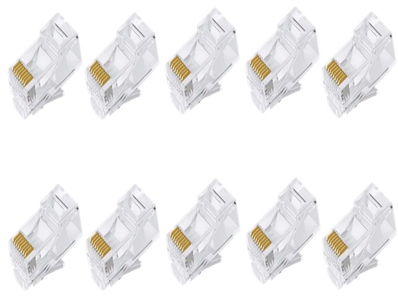 Zatech RJ45 UTP CAT6 Connector - Reliable Networking (Pack of 100)
