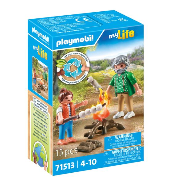 Playmobil My Life - Campfire with Marshmallows (15 Pieces)