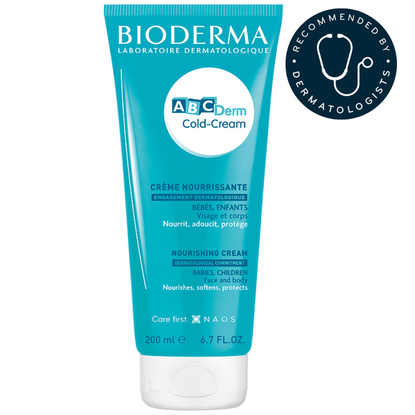 BIODERMA ABCDerm Cold-Cream Body Cream Baby Moisturising Lotion 200ml